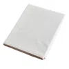 London & Avalon White / Silver Island Double Duvet Cover - White With Silver Trim In White/silver