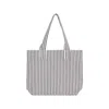 London Atelier Byproduct Women's Black / White Black White Cotton Tote Bag In Black/white