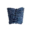 London Atelier Byproduct Women's Blue Denim Multi-wear Ribbon Strapless Top Or Apron