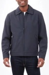 London Fog Athens Hipster Water Resistant Jacket In Blue