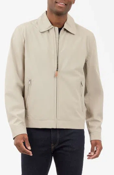 London Fog Athens Hipster Water Resistant Jacket In Cement