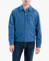 London Fog Auburn Light Weight Zip Front Golf Jacket In Pacific Blue In Blue