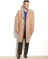 London Fog Signature 42" Single Breasted Wool Jacket In Camel In Camel