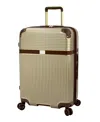 London Fog Brentwood Iv 25" Expandable Spinner Hardside In Brown