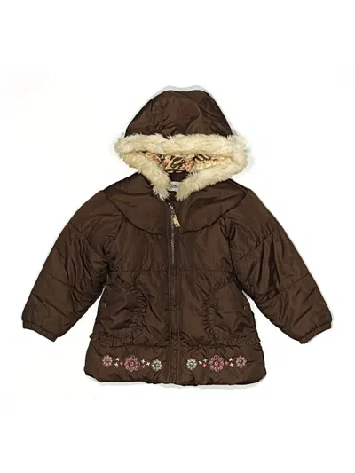 Pre-owned London Fog Kids' Coat In Brown