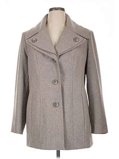 Pre-owned London Fog Coat In Gray