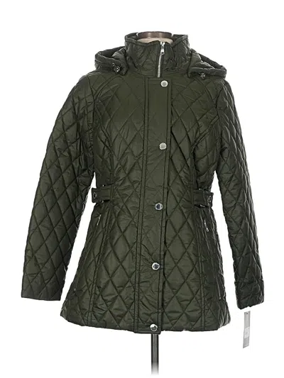 Pre-owned London Fog Coat In Green