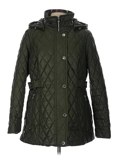 Pre-owned London Fog Coat In Green
