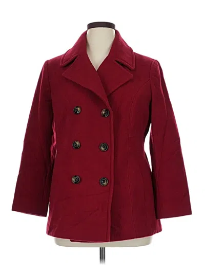 Pre-owned London Fog Coat In Red