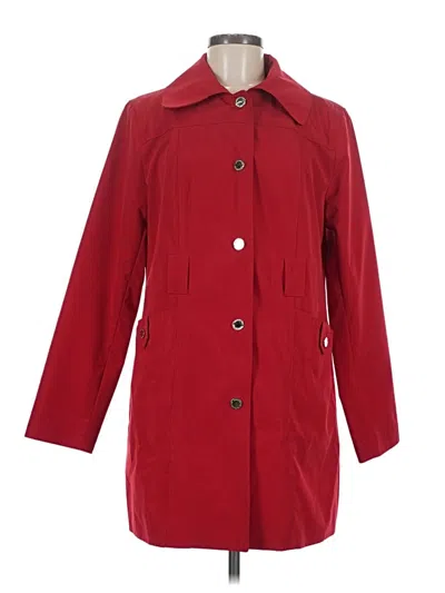 Pre-owned London Fog Coat In Red