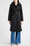 London Fog Double Breasted Trench Raincoat