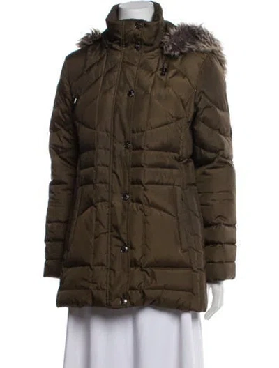 Pre-owned London Fog Down Coat In Brown