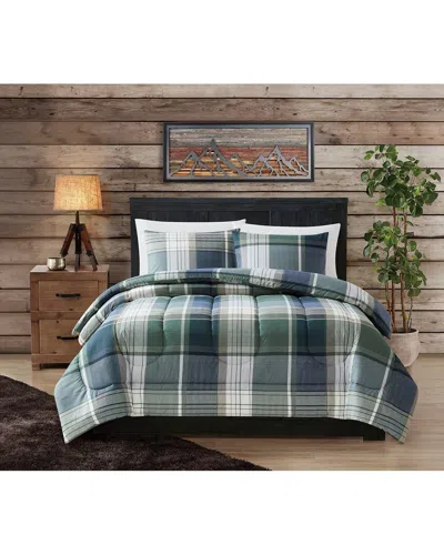 London Fog Duke Plaid Comforter Set In Multi