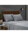 London Fog Garment Wash Sheet Set In Grey
