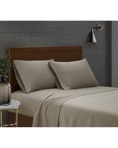 London Fog Garment Wash Sheet Set In Khaki