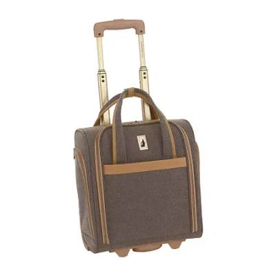 London Fog Kensington 15" Softside Underseat Bag In Brown