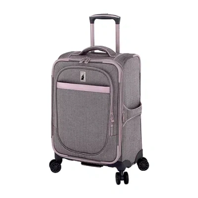 London Fog Kensington 20" Softside Luggage In Purple