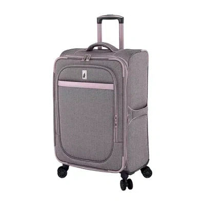 London Fog Kensington 24" Softside Luggage In Purple