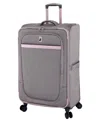 London Fog Kensington 28" Expandable Spinner In Lavender
