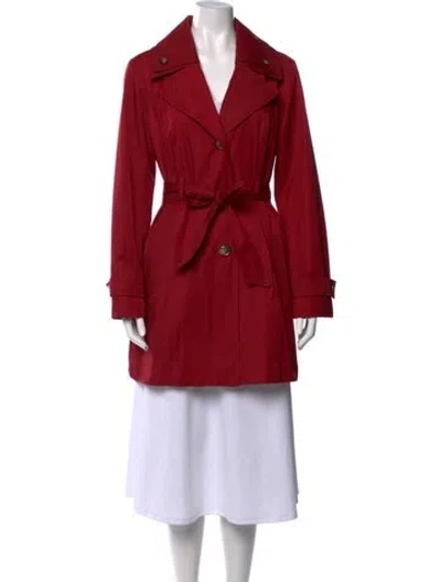 Pre-owned London Fog Knee-length Dress In Red