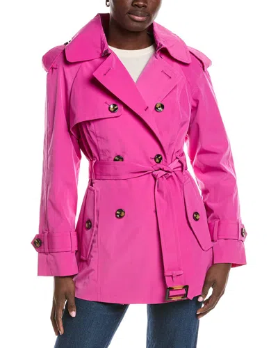 London Fog Medium Coat In Pink