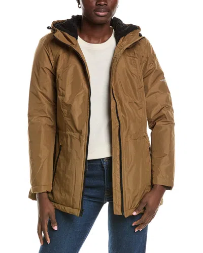 London Fog Medium Rain Coat In Brown