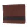 London Fog Men's Leather Bifold Passcase Wallet In Brown
