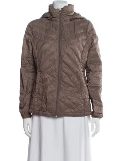 Pre-owned London Fog Nylon Down Jacket In Neutral