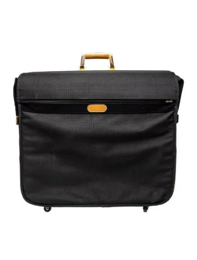 Pre-owned London Fog Nylon Suitcase In Black