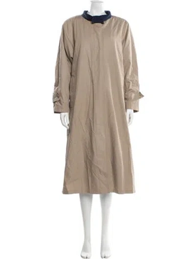 Pre-owned London Fog Parka In Brown