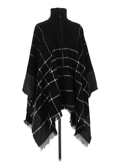 Pre-owned London Fog Poncho In Black