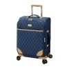 London Fog Queensbury 20" Softside Luggage In Blue