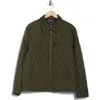 London Fog Rivervale Quilted Barn Jacket In Green