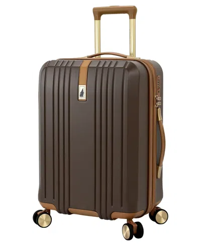 London Fog Southbridge Carry-on Expandable Hardside Spinner In Pattern