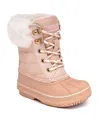 London Fog Toddler Girls Lil Downing Court Cold Weather Boot In Blush