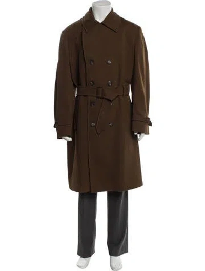 Pre-owned London Fog Trench Coat In Brown