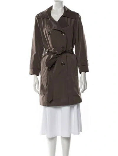 Pre-owned London Fog Trench Coat In Brown