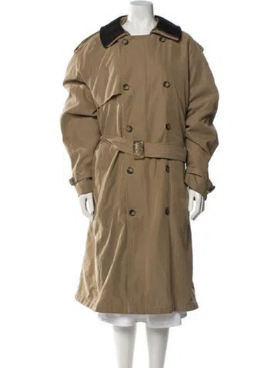 Pre-owned London Fog Trench Coat In Brown