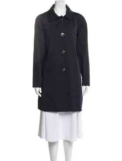 Pre-owned London Fog Trench Coat In Gray
