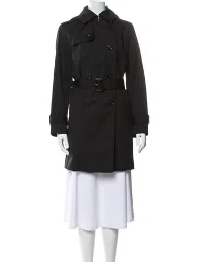 Pre-owned London Fog Trench Coat In Gray