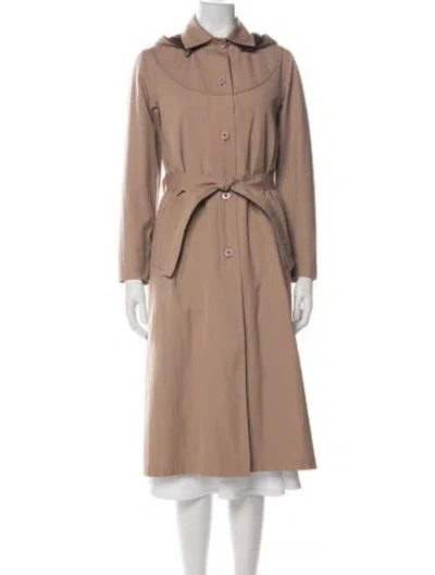 Pre-owned London Fog Trench Coat In Green