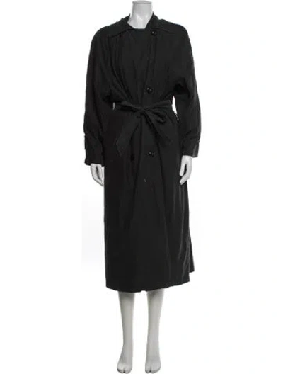 Pre-owned London Fog Trench Coat In Grey