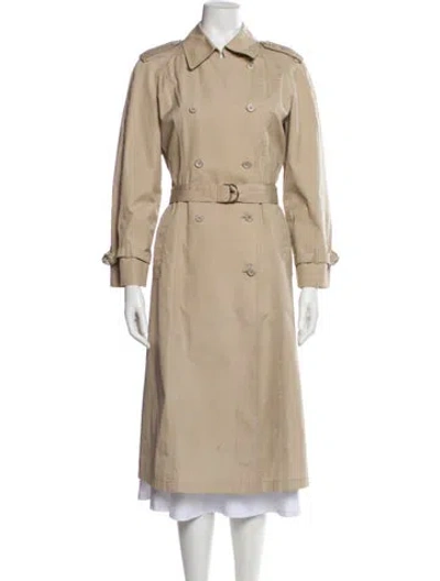Pre-owned London Fog Trench Coat In Neutral