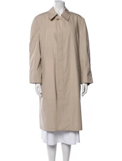 Pre-owned London Fog Trench Coat In Neutral