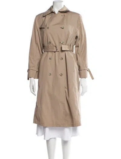 Pre-owned London Fog Trench Coat In Neutral