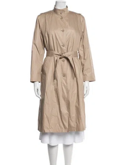 Pre-owned London Fog Trench Coat In Neutral