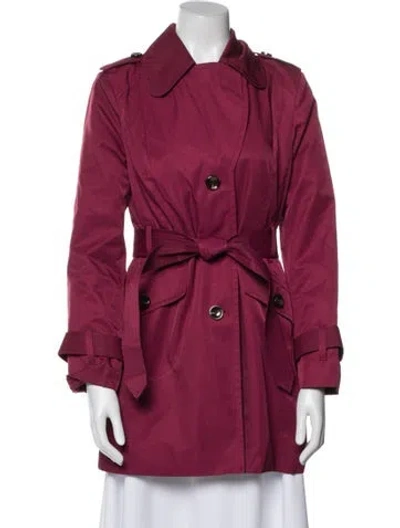 Pre-owned London Fog Trench Coat W/ Tags In Red