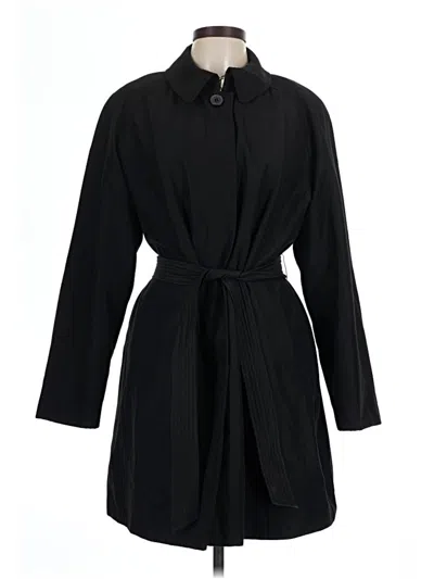 Pre-owned London Fog Trenchcoat In Black