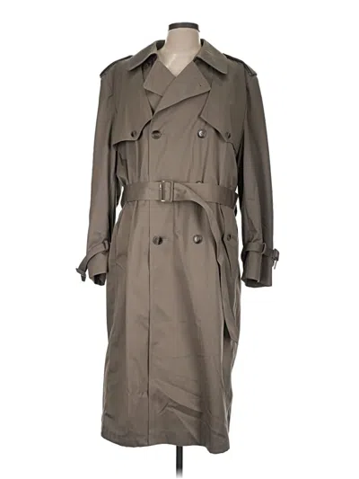 Pre-owned London Fog Trenchcoat In Gray