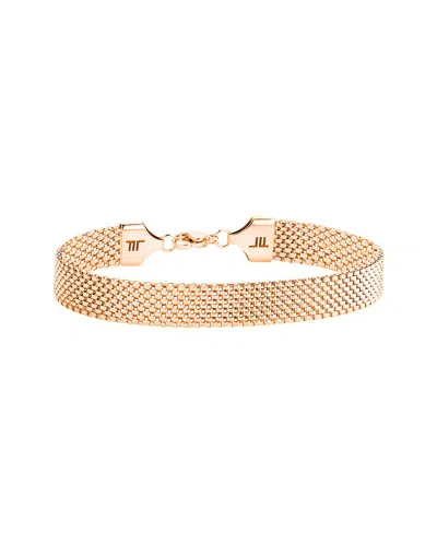 London Fog Unisex Mesh Bracelet In Pink